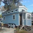 Completed in 2016, Tiffany is a very cozy and gorgeous custom tiny house