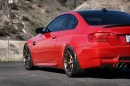Melbourne Red BMW M3 on HRE Wheels
