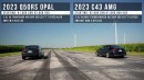 New Mercedes C43 AMG vs Infiniti Q50 RedSport, no replacement for displacement? Drag & Roll Race