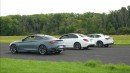 Mercedes-AMG C 43 Races Acura TLX Type S and Infiniti Q60 Red Sport 400