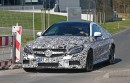 Mercedes-AMG C63 Coupe spyshots: front