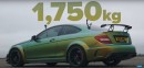 Mercedes-AMG C63 Drag Races BMW M3 in 1,400-HP Battle