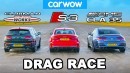 AMG CLA 35 Drag Races 2020 MINI Clubman JCW, Results Are Shocking