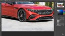Mercedes-AMG EQSL battery electric rendering by Theottle