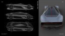 Mercedes-AMG 2030 EV Lineup rendering