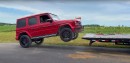 Mercedes-AMG G 63 Jumping Off the Trailer