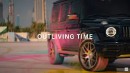 Mercedes-AMG G63 drift to color AMG letters video