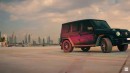 Mercedes-AMG G63 drift to color AMG letters video