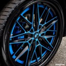 Mercedes-AMG GLE 63 S murdered-out on black/blue Forgiato Tecnica wheels