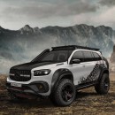 Mercedes-AMG GLS 63 Off-Road overlanding project rendering by ildar_project