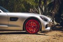 Mercedes-AMG GT Gets Candy Red Forgiato Wheels