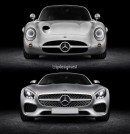 Mercedes-AMG GT 300 SLR Uhlenhaut Coupe rendering by spdesignsest