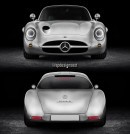 Mercedes-AMG GT 300 SLR Uhlenhaut Coupe rendering by spdesignsest