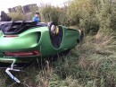 Mercedes-AMG GT Flips in Swedish Crash