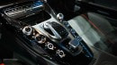 Mercedes-AMG GT S (Comand rotary dial and transmission selector)