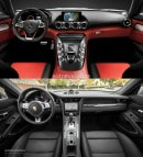 Mercedes AMG GT vs Porsche 911: interior comparison
