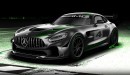 Mercedes-AMG GT4 racecar