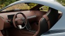 Mercedes-AMG SLR plug-in hybrid sports car rendering