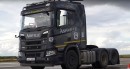 Mercedes and Scania Trucks Have the Strangest Drag Race Ever