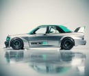 Mercedes-Benz 190 E Coupe Evolution EVO III restomod rendering by the_kyza