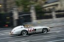 Mercedes-Benz 300 SLR “722” in a London tribute to Sir Stirling Moss
