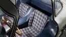 Mercedes-Benz 300 SL checkered upholstery