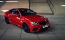 Mercedes-Benz C-Class Coupe with Prior Design Wide Body Kit