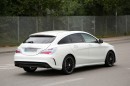 Mercedes-Benz CLA Shooting Brake facelift spyshots
