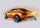 Mercedes-Benz Concept Coupe SUV Sketch