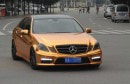 Mercedes-Benz E63 Gold Wrap