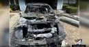 Mercedes-Benz EQE 350+ burns to a crisp