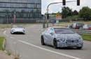Mercedes-Benz EQS Spied Testing With Porsche Taycan, Is also a Tesla Fighter