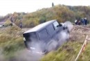 Mercedes-Benz G-Class gets offroad-trashed in Ukraine