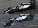 Lewis Hamilton And Nico Rosberg