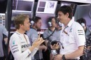 Nico Rosberg And Toto Wolff