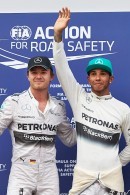Nico Rosberg And Lewis Hamilton