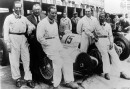 Manfred von Brauchitsch, racing director Alfred Neubauer, Richard Seaman, Hermann Lang and Rudolf Caracciola.