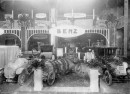 1911 International Motor Show in Berlin showing the Blitzen Benz.