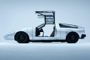 The Mercedes-Benz C 111 art car based on a 190E