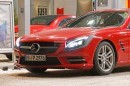 Mercedes-Benz SL Facelift spyshots
