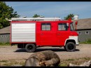 1976 Mercedes-Benz T2 fire truck camper