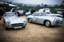 Mercedes-Benz 300 SL racing sports car (W 194) from 1952 (left) and the Mercedes-Benz 300 SL prototype racing sports car (W 194) for the 1953 season