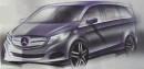 Mercedes-Benz Viano Successor Design Sketches