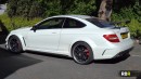 Mercedes-Benz C63 AMG Coupe Black Series gets peelable Solarbeam Yellow and interior retrim on RBR