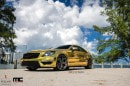Mercedes CLS 63 AMG Makes Gold Wrap and Vellano Wheels Cool