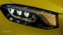Mercedes GLC Coupe Concept Headlights