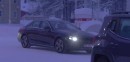 Mercedes E-Class Facelift Filmed Testing in the Cold