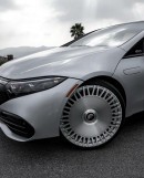 Mercedes-Benz EQS 450 and 580 on 24-inch Forgiato wheels
