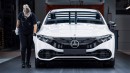 2022 Mercedes-Benz EQS production at Factory 56