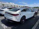 A White Mercedes EQS was caught on camera outside of Tesla's Fremont factory
